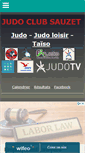 Mobile Screenshot of judoclubsauzet.com